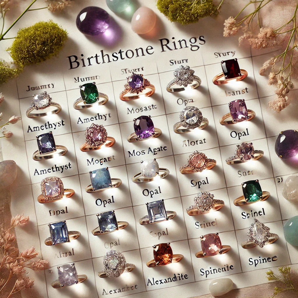 Birthstone-Ring-Guide-Find-the-Perfect-Gemstone-for-Each-Month Starry Cradles