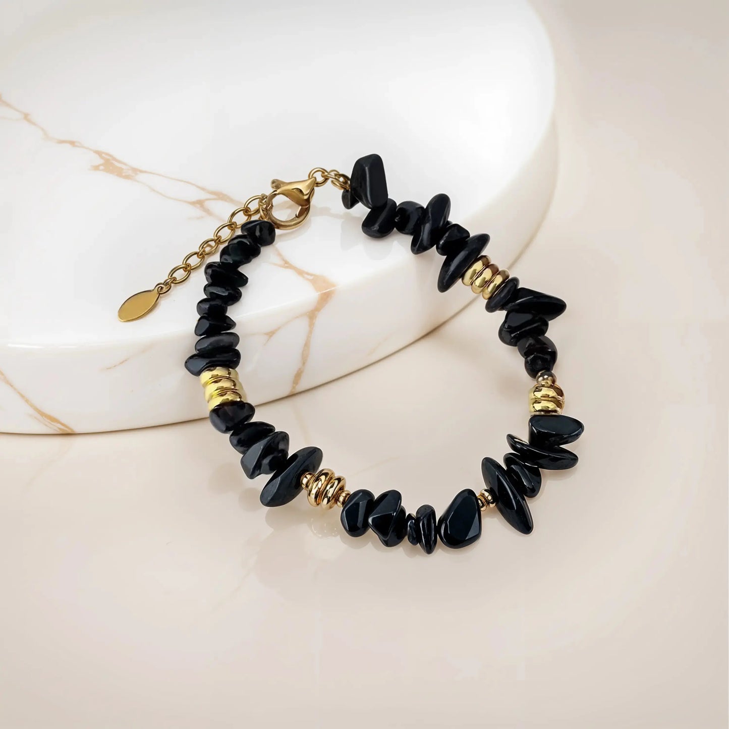 Black Obsidian bracelet Bracelets Starry Cradles