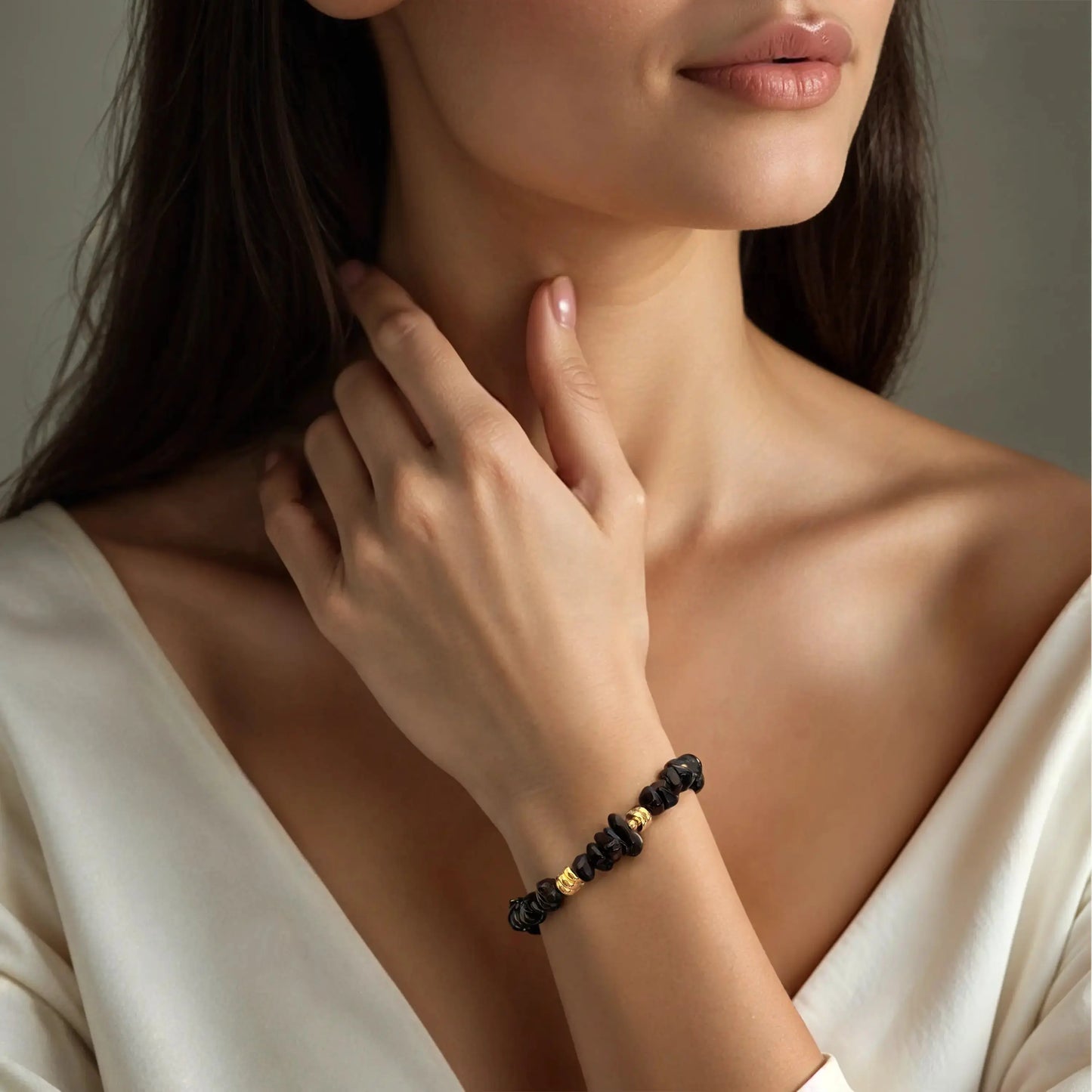 Black Obsidian bracelet Bracelets Starry Cradles
