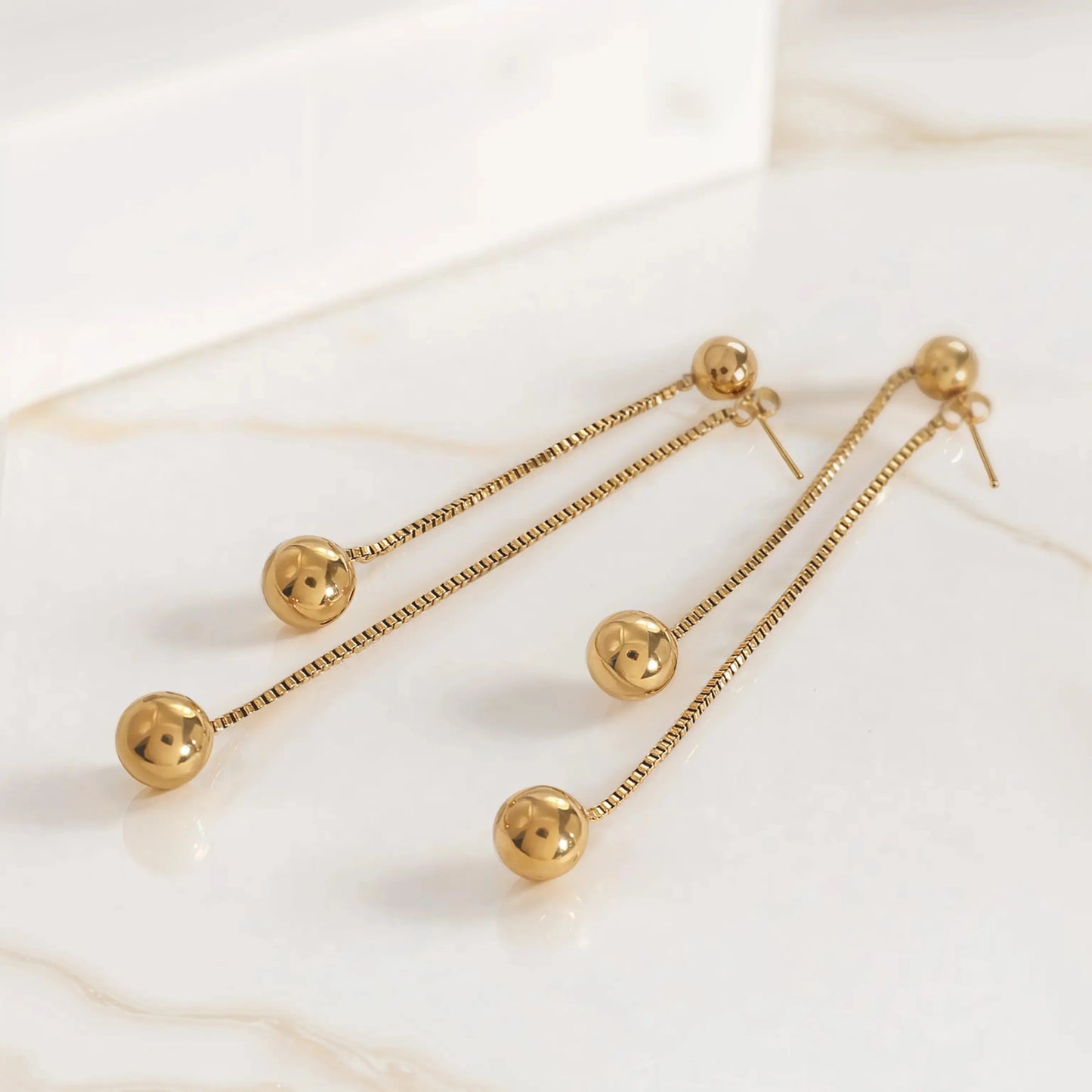 Drop chain earrings Earrings Starry Cradles