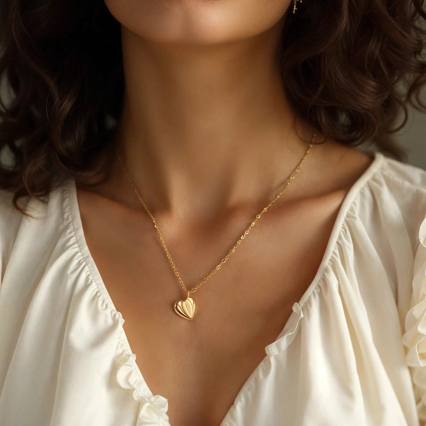 Heart-shaped pendant necklace Necklaces Starry Cradles