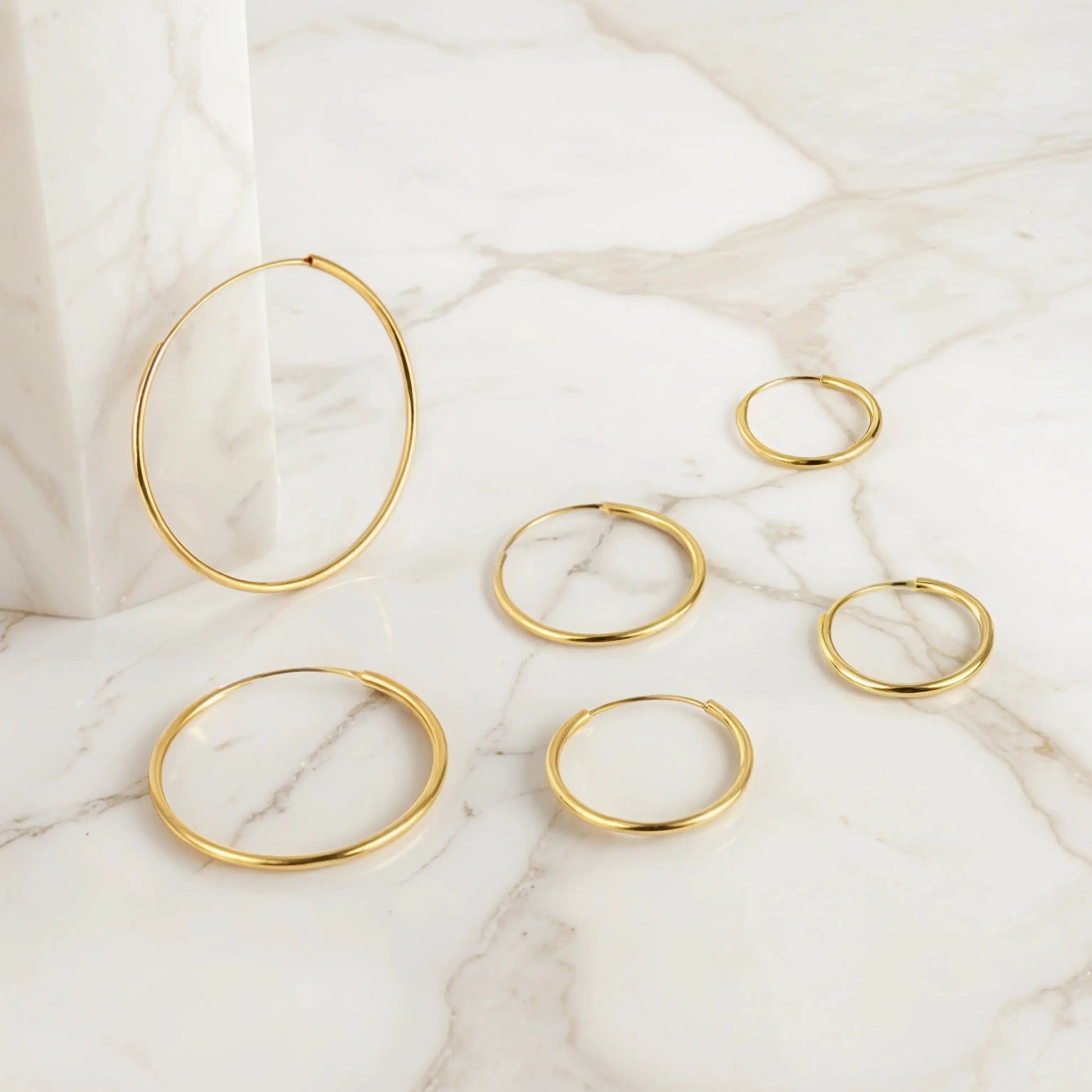 Round Hoop earrings   Earrings Starry Cradles