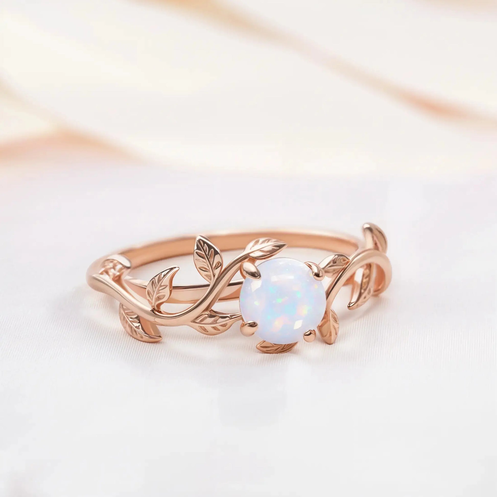 Twig Opal promise ring   Rings Starry Cradles
