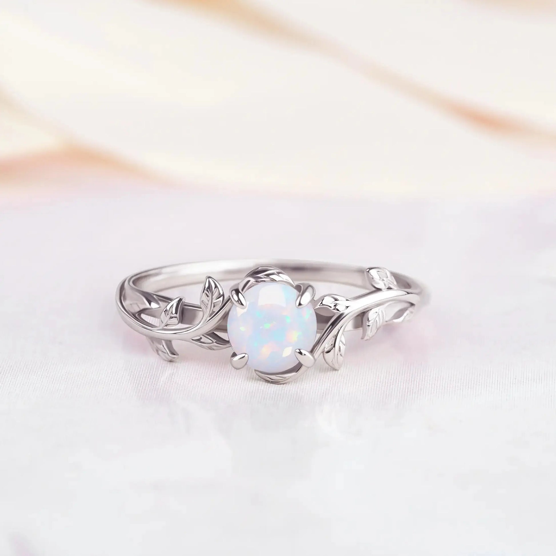 Twig Opal promise ring   Rings Starry Cradles