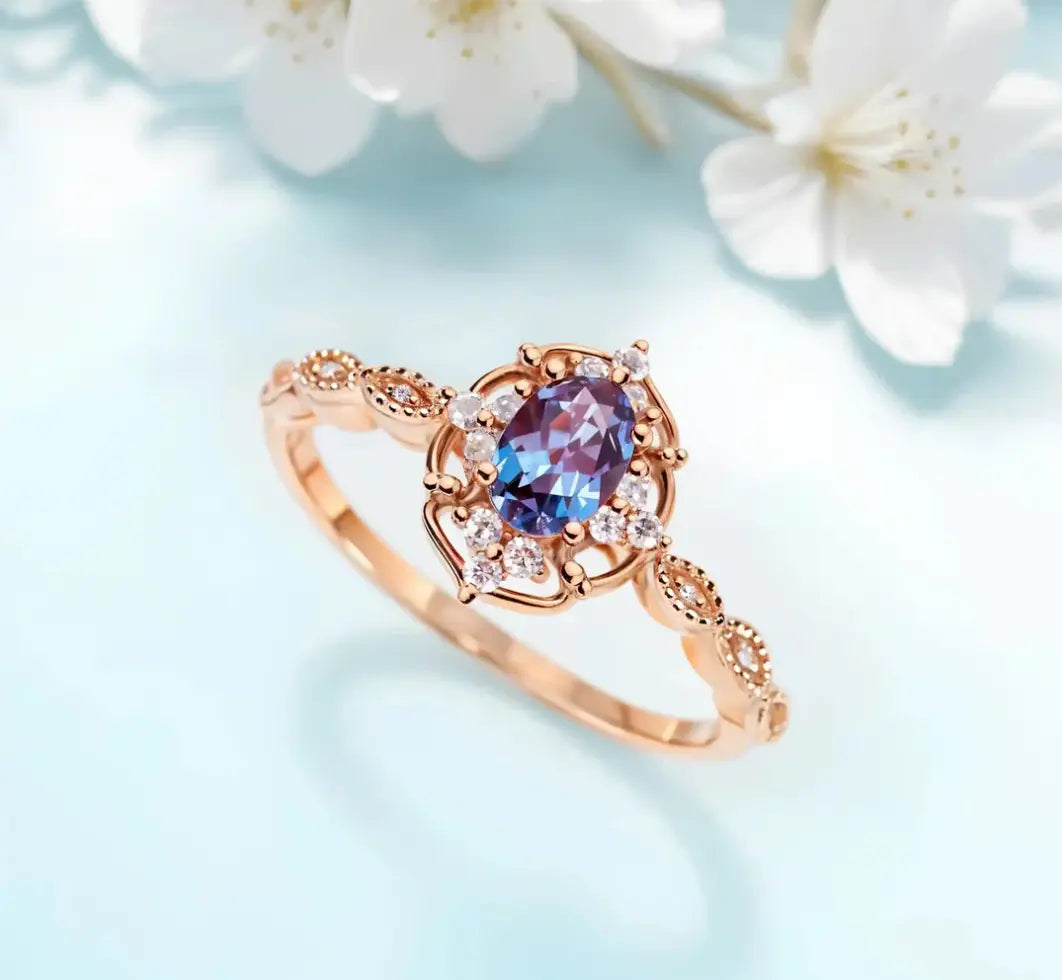 Affordable-Gemstone-Rings-Why-Alexandrite-is-Your-Engagement-Ring-Gem Starry Cradles