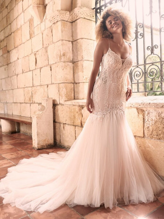 Woman in a wedding dress