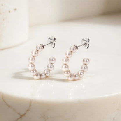 Pearl earrings