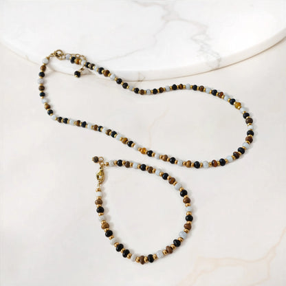 Tiger's eye bracelet & Necklace