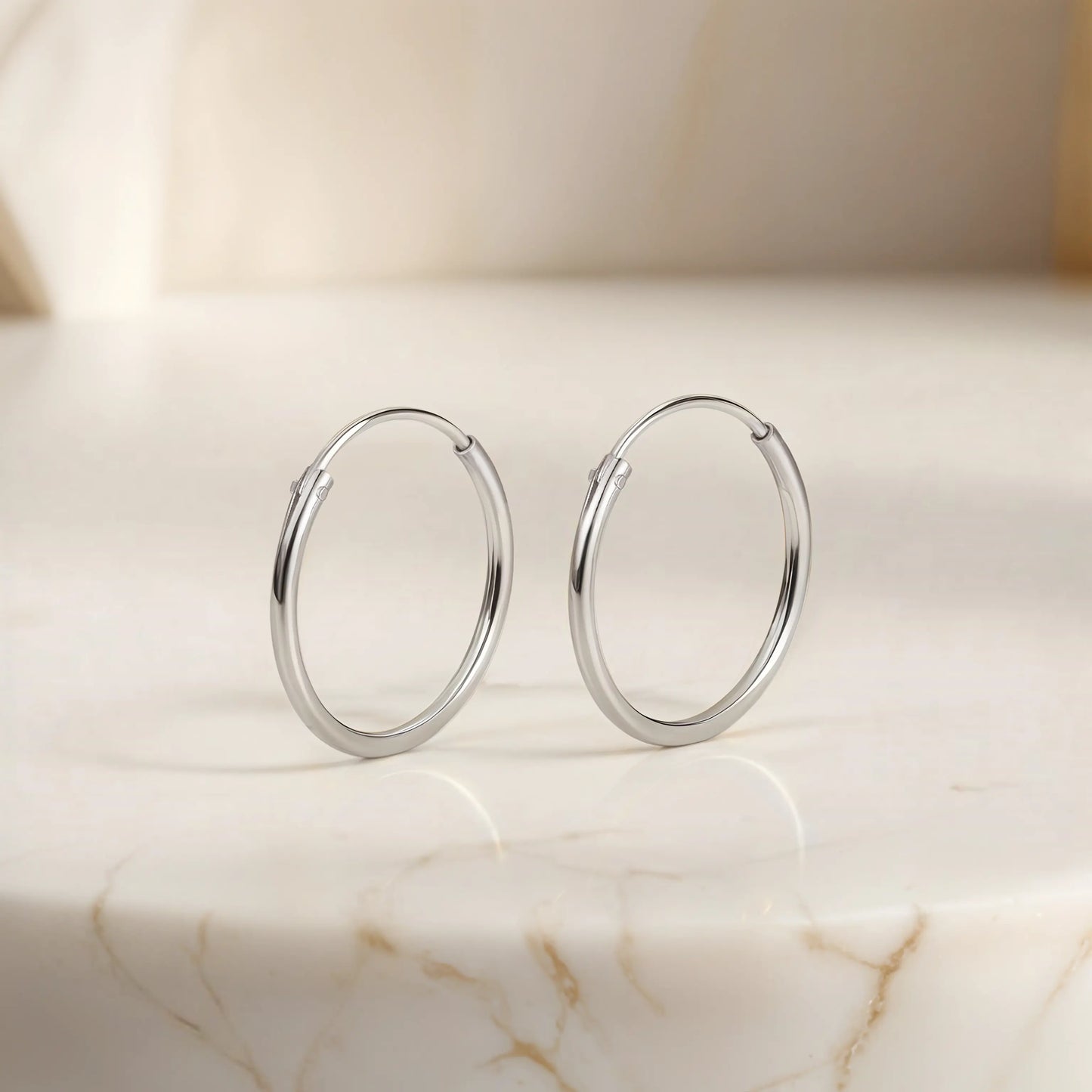 Round Hoop earrings