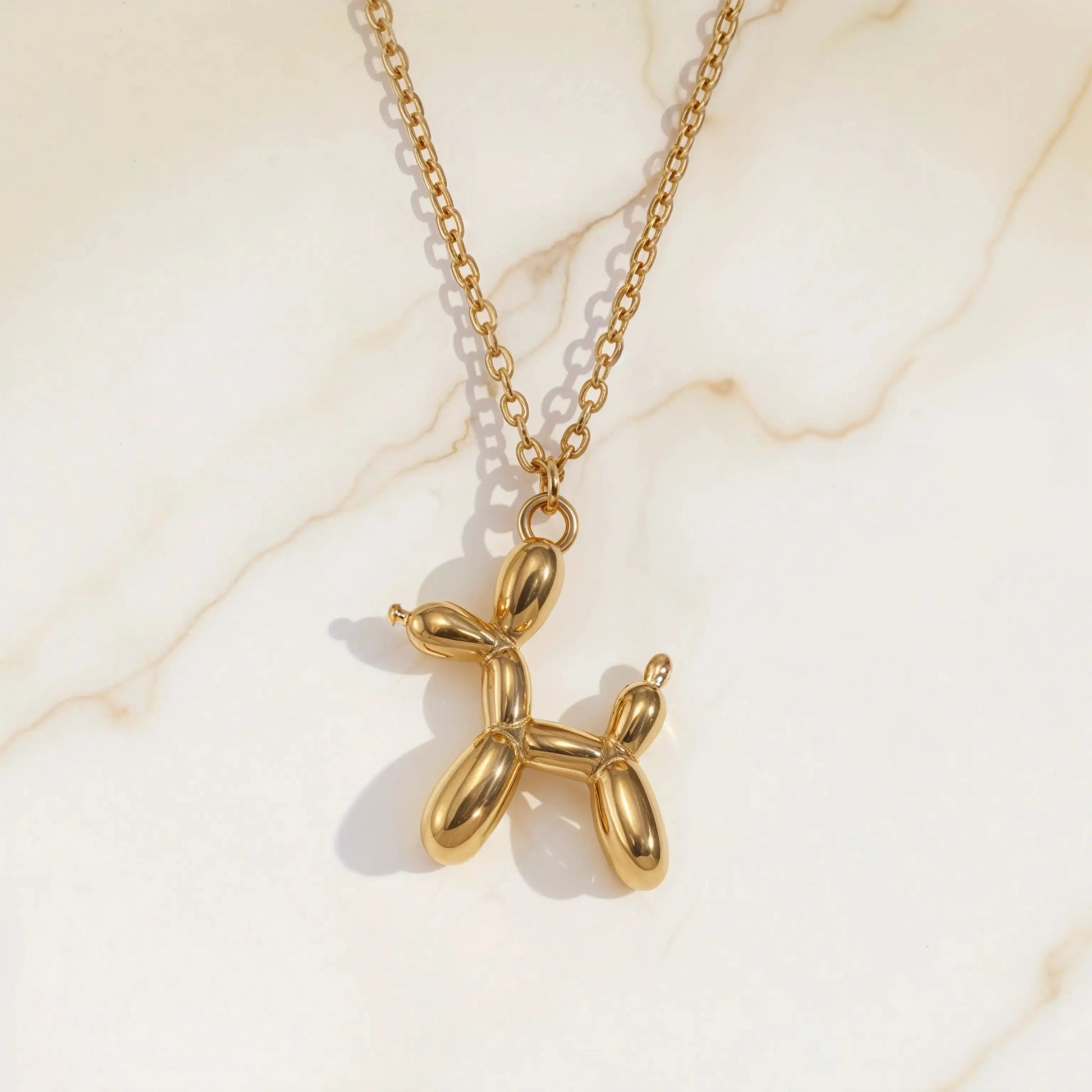 Balloon Dog Pendant   Necklaces Starry Cradles