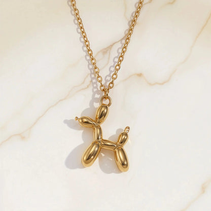 Balloon Dog Pendant   Necklaces Starry Cradles