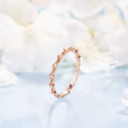 Full eternity Moissanite band