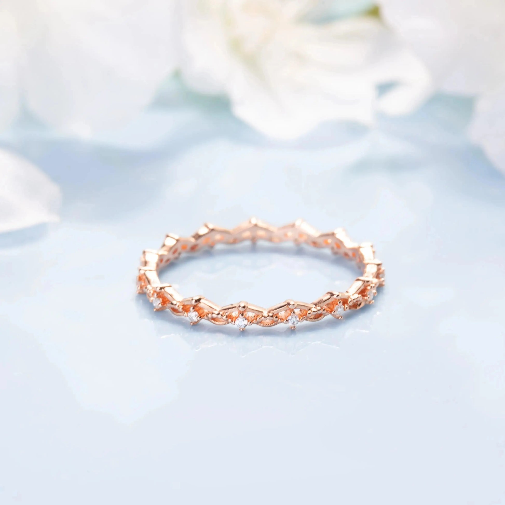 Full eternity Moissanite band