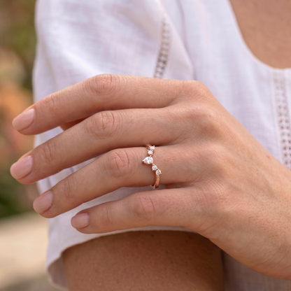 IRIS — Topaz band   Rings Starry Cradles