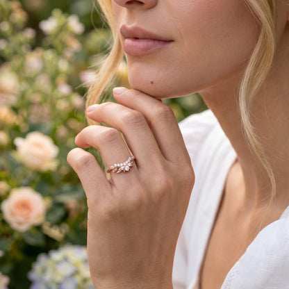 LILY — Moissanite band   Rings Starry Cradles