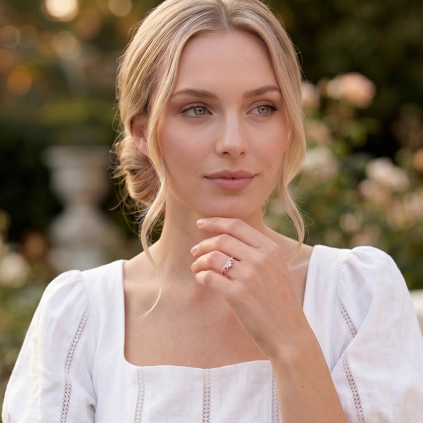 LILY — Moissanite band   Rings Starry Cradles