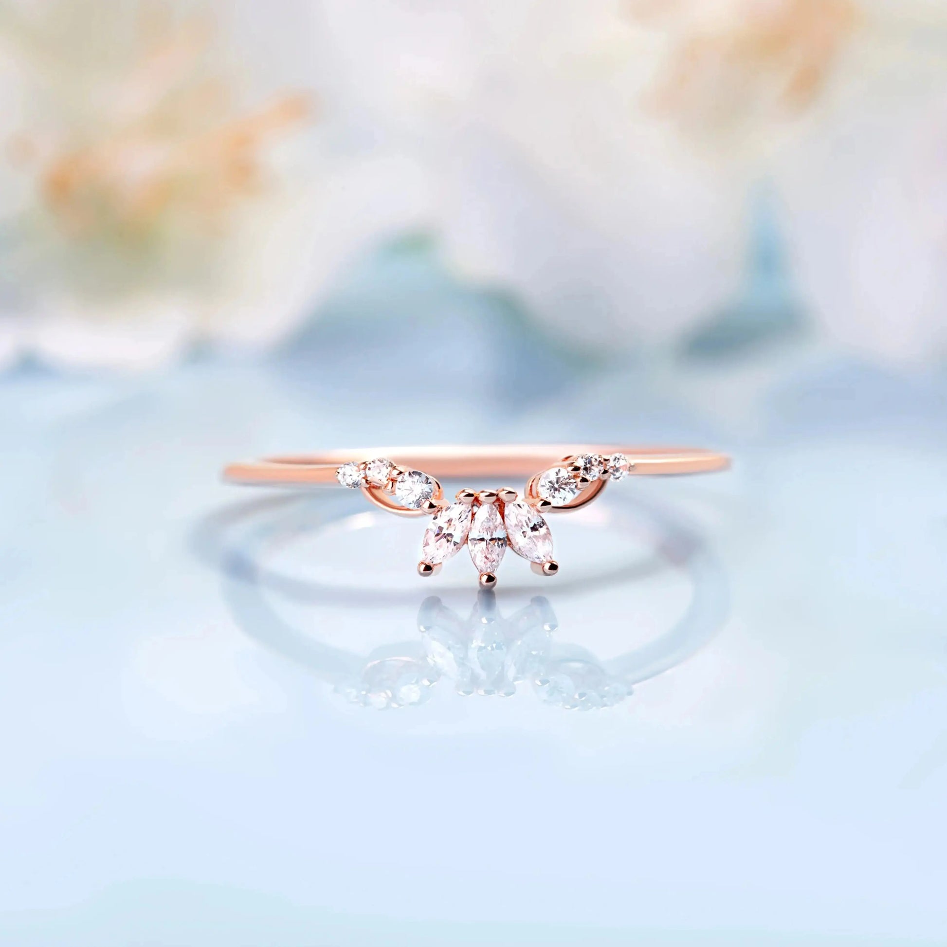 Moissanite band