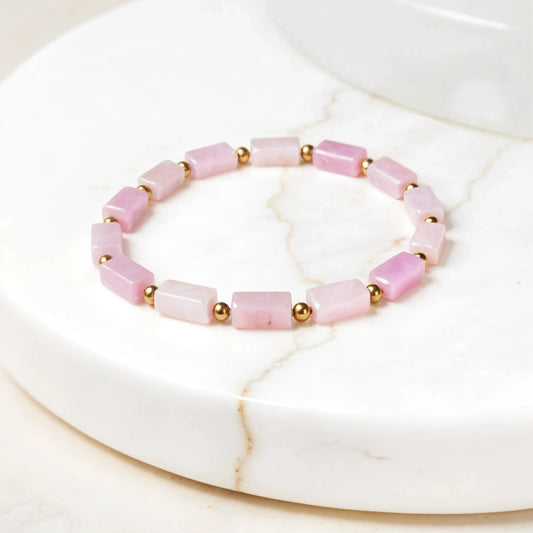Roze Quartz bracelet   Bracelets Starry Cradles