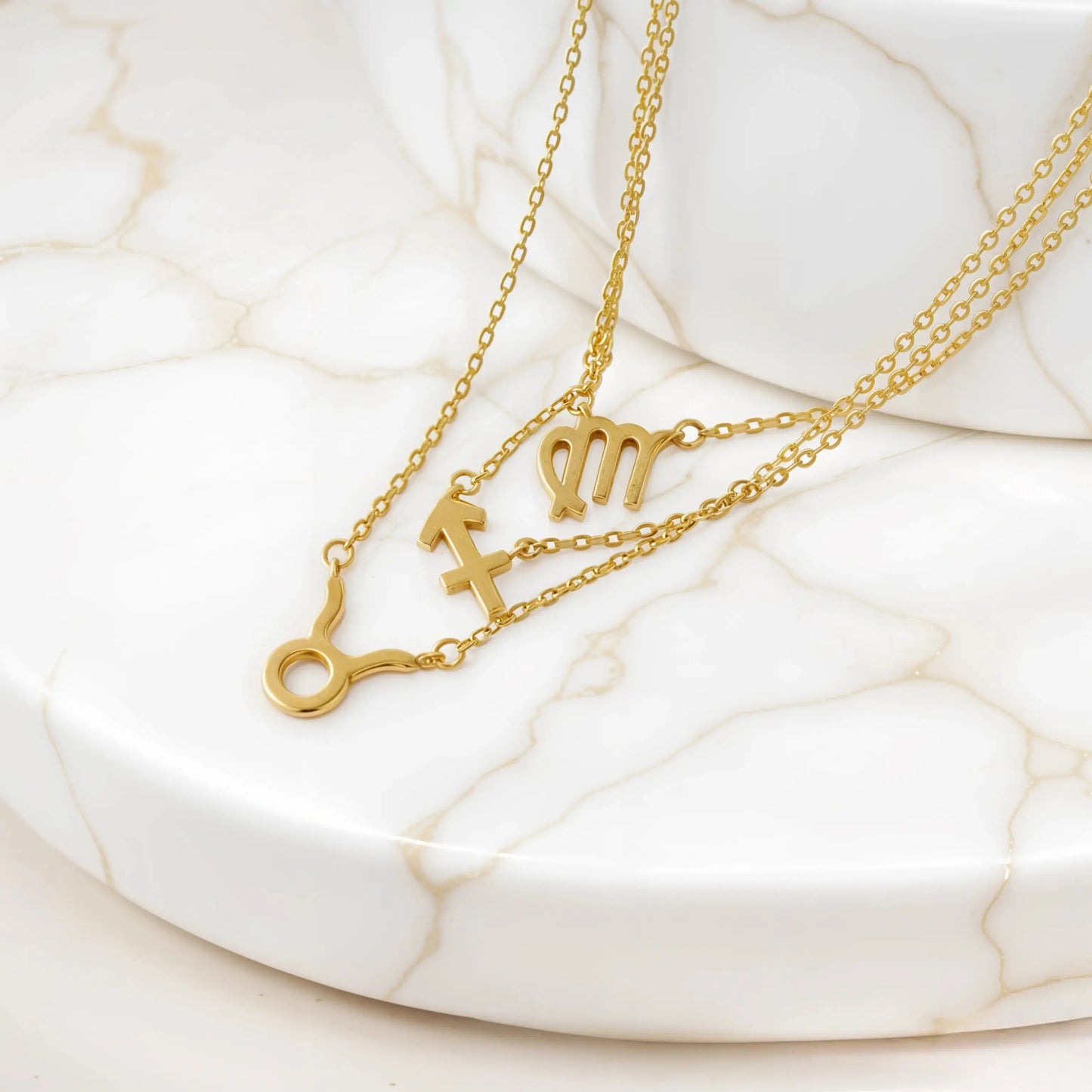 Zodiac pendants   Necklaces Starry Cradles
