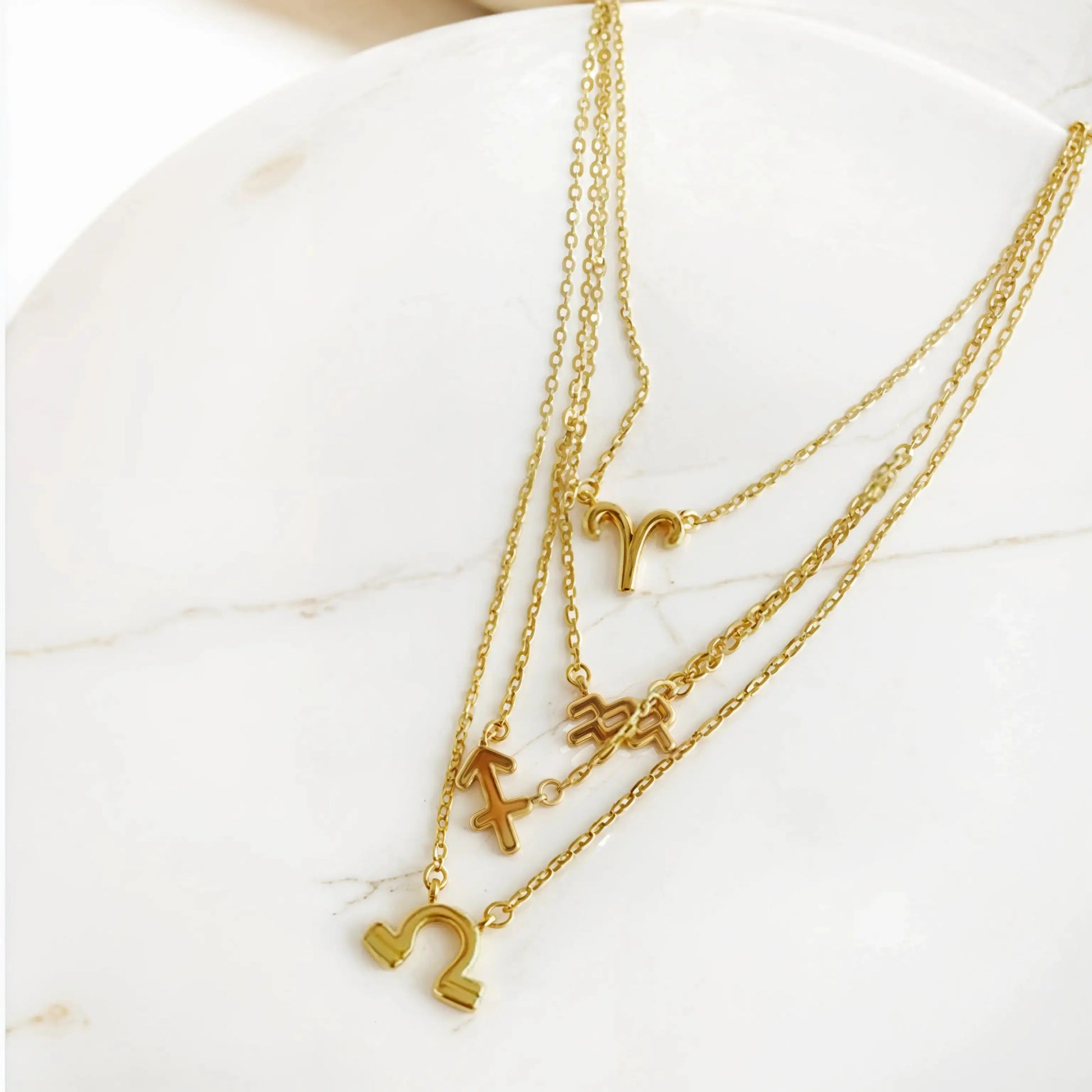 Zodiac pendants   Necklaces Starry Cradles