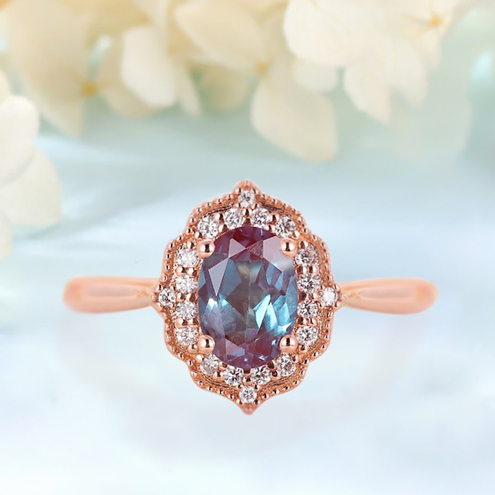 Alexandrite Stone Rings